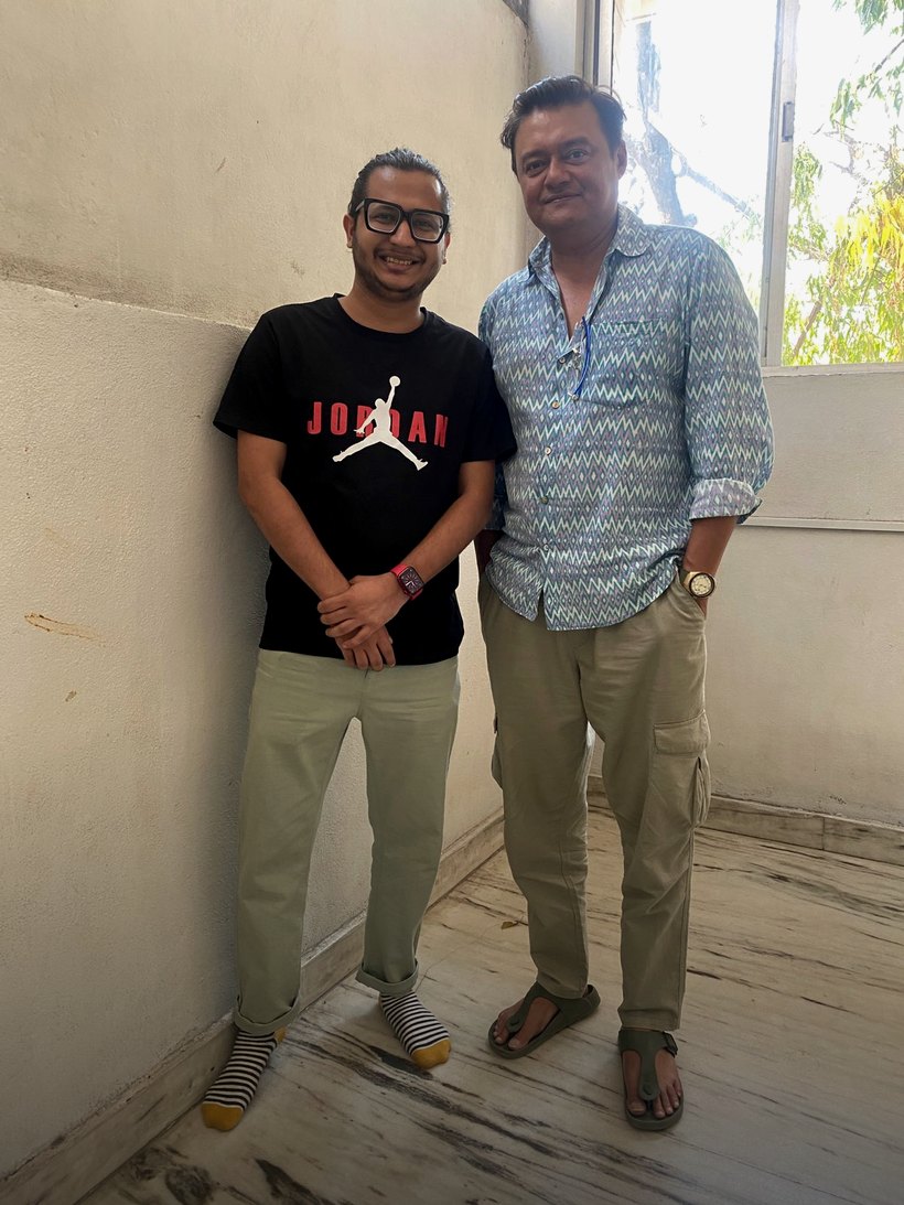 Saswata Chatterjee at the Kalki 2898 AD Hindi recording sessions, TakeMyView Studios